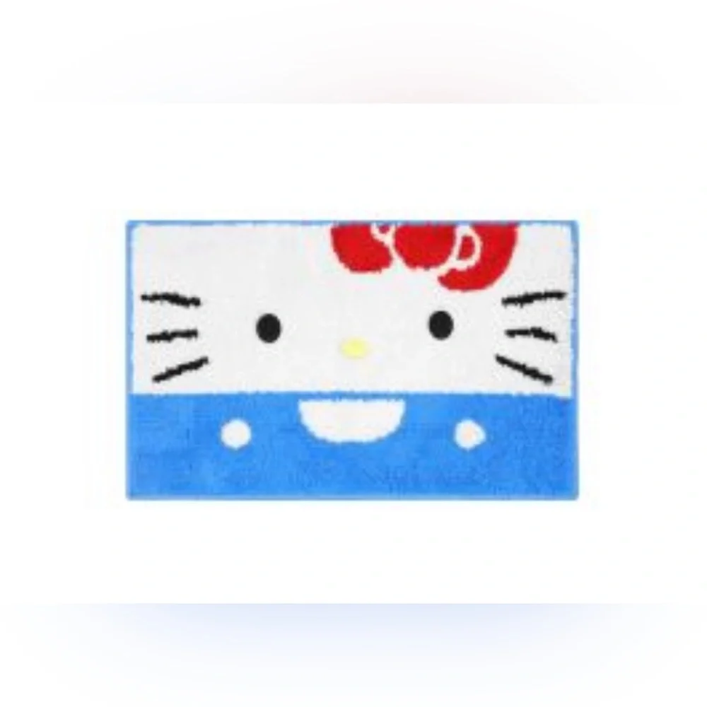 Sanrio Hello Kitty Blue Floor Mat